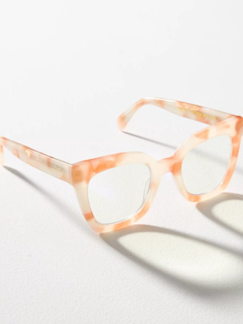 ANTHRO I Peach Tortoiseshell Cat-eye Frame TAYLOR Reader Glasses by I-SEA - Picture 3 of 15